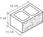 Angelus Block 12x8x16 CMU - Split Face